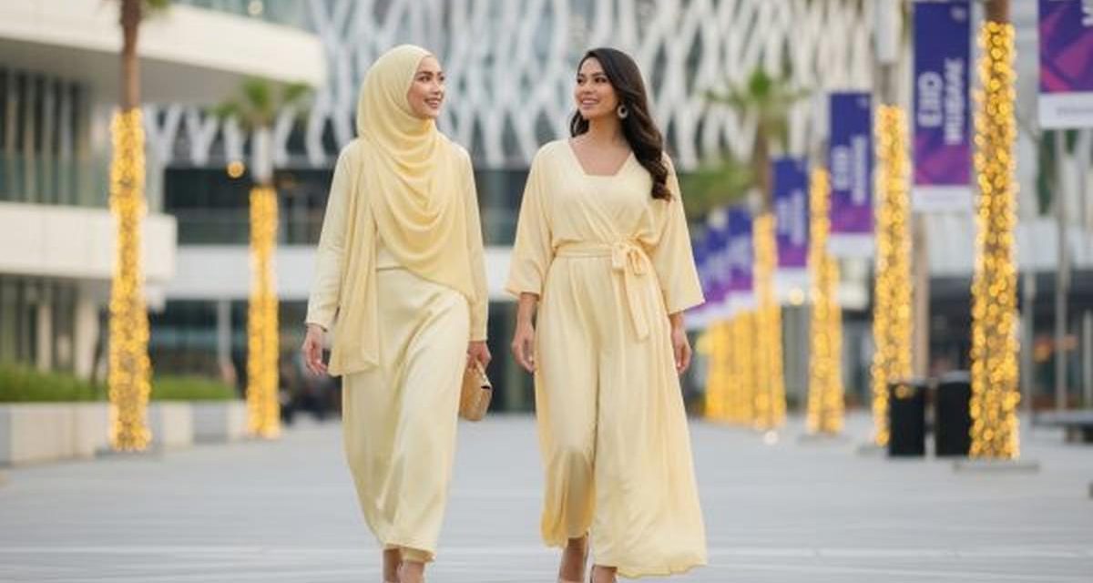 Model Baju Lebaran 2026, Gamis Hingga Kebaya Yellow Butter