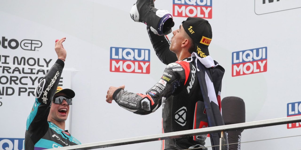 Senna Agius Rebut Juara Moto2 Amerika Setelah Drama Red Flag