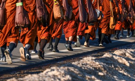 7 Biksu Vietnam Gelar “Walk For Peace” Berjalan Kaki Di Sri Lanka