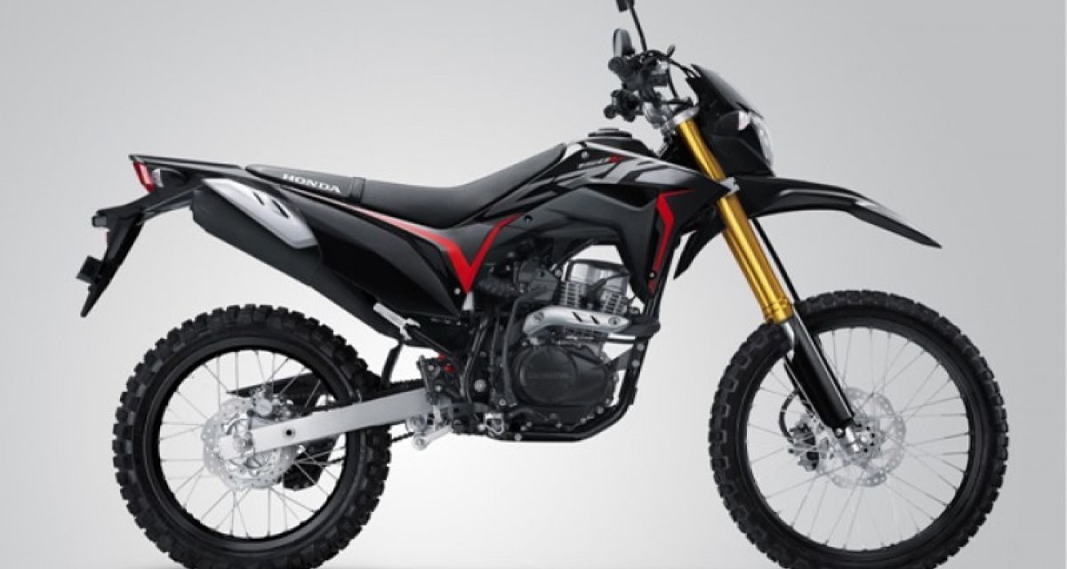 Honda CRF150L Dapat Penyegaran Grafis Bertema Extreme Black