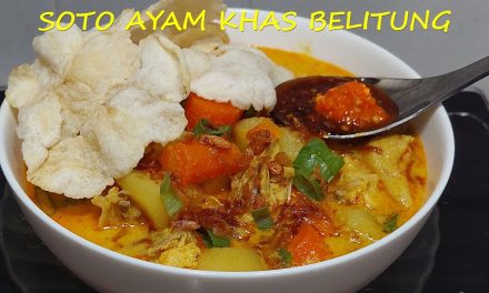 Soto Belitung Autentik: Berkuah Kaldu Udang Dan Kentang Rebus