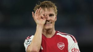 Gol Martin Ødegaard Pastikan Arsenal Curi 3 Poin Dari Napoli