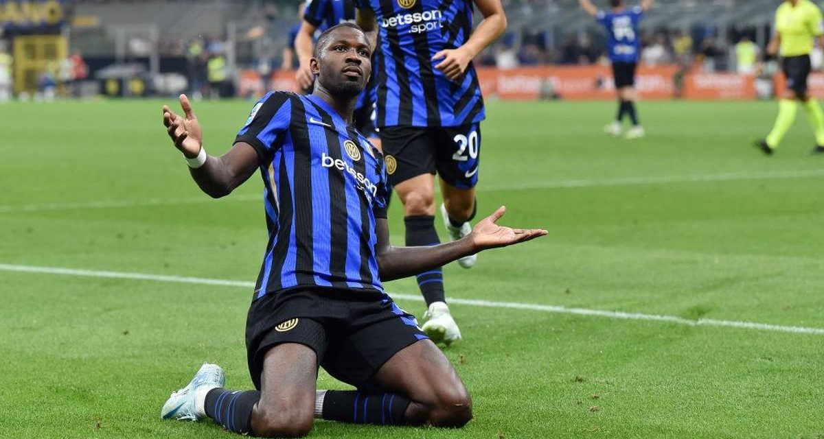 Marcus Thuram Cetak Dwigol Dalam Kemenangan Inter Milan